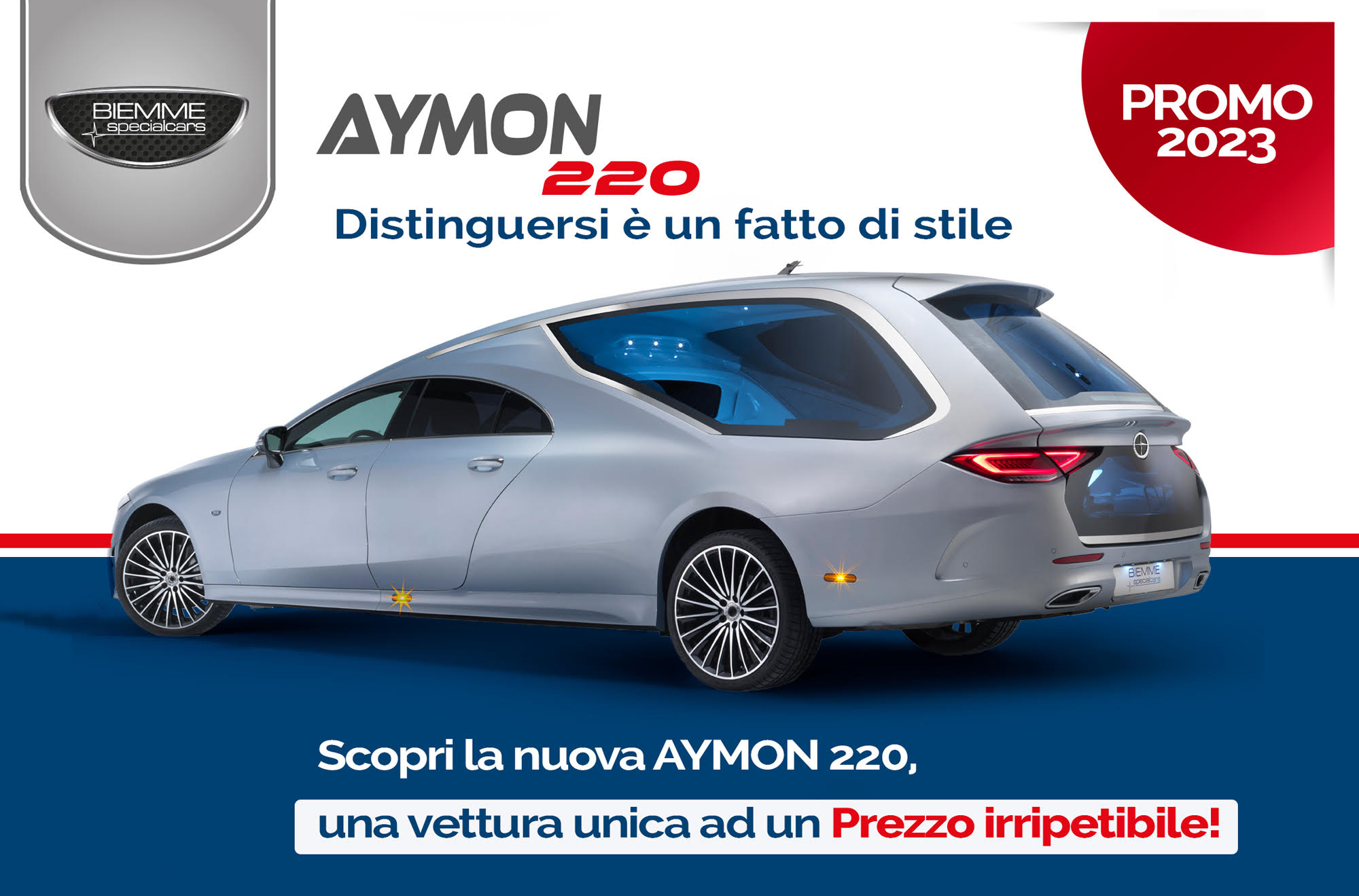 Locandina Aymon 220 meccanica Mercedes-Benz CLS Coupè
