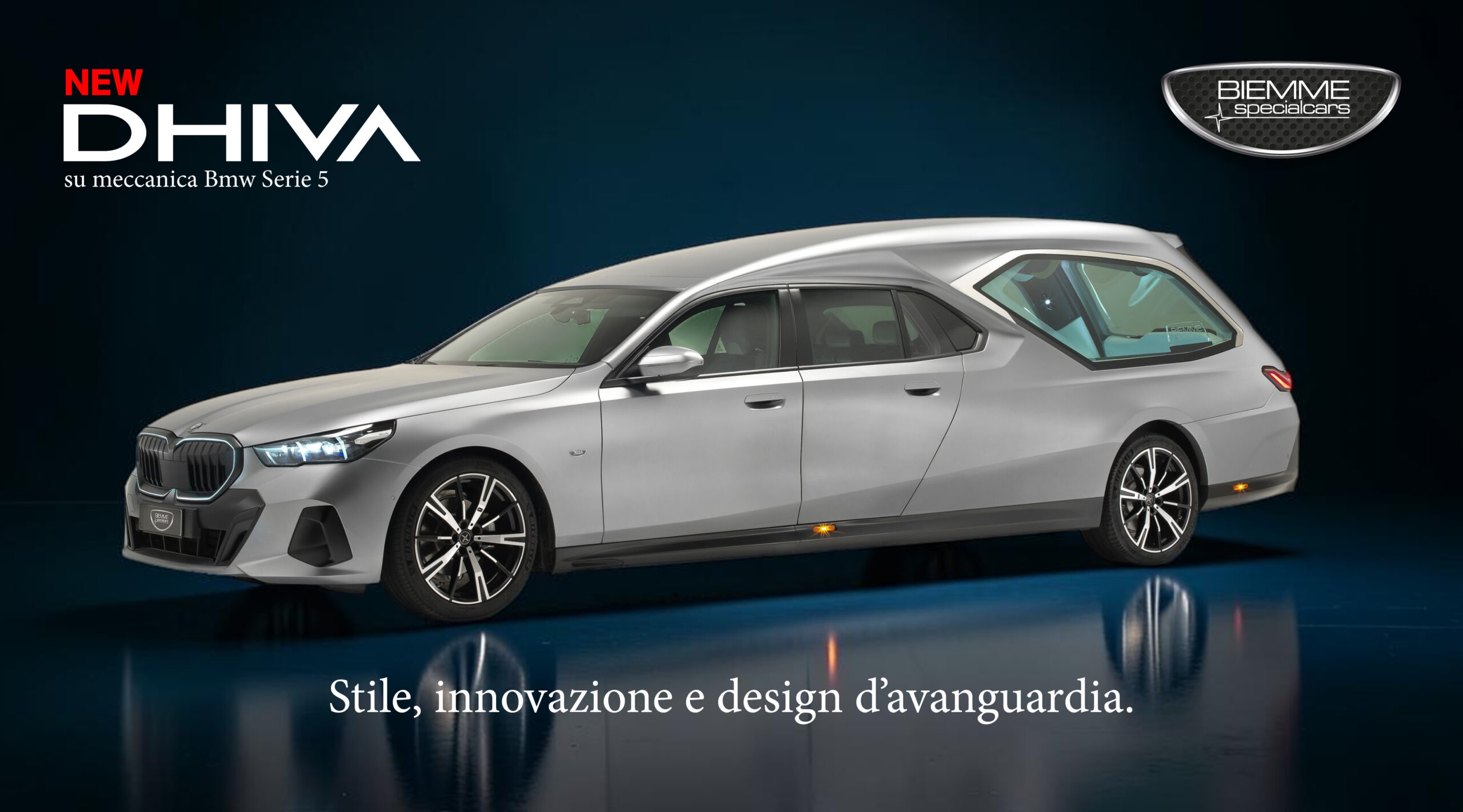 Dhiva autofunebre su meccanica Bmw Serie 5